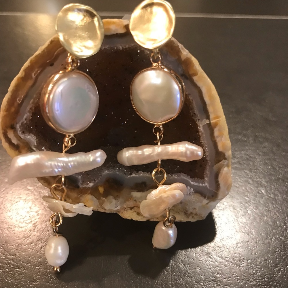 Pearl earrings